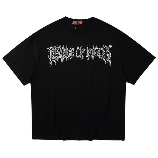 Playera Corta con Rhinestones para Hombre - Image 3