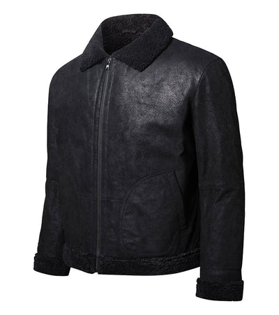 Chaqueta de Cuero Vintage Estilo Casual Americano - Image 6