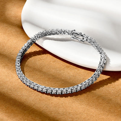 Pulsera de Plata S925 con Moissanita de Alto Grado para Mujer - Image 2