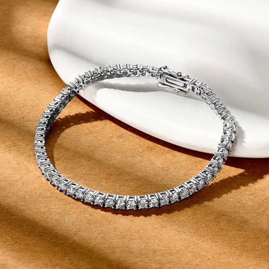 Pulsera de Plata S925 con Moissanita de Alto Grado para Mujer - Image 2