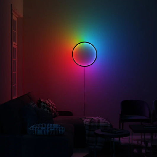 Lámpara de Pared LED RGB Circular Minimalista Nórdica - Image 3