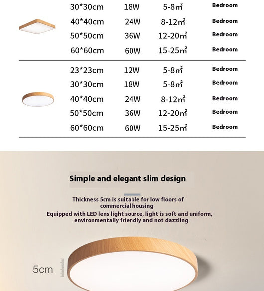 Lámpara de Techo Moderna Nordic con Diseño de Madera y Estructura de Hierro - Image 6