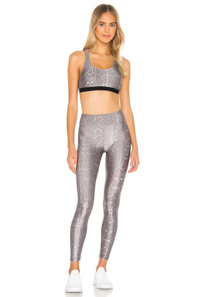 Conjunto Deportivo Yoga Mujer Patrón Serpiente - Sostén y Pantalón Deportivo Transpirable - Image 9