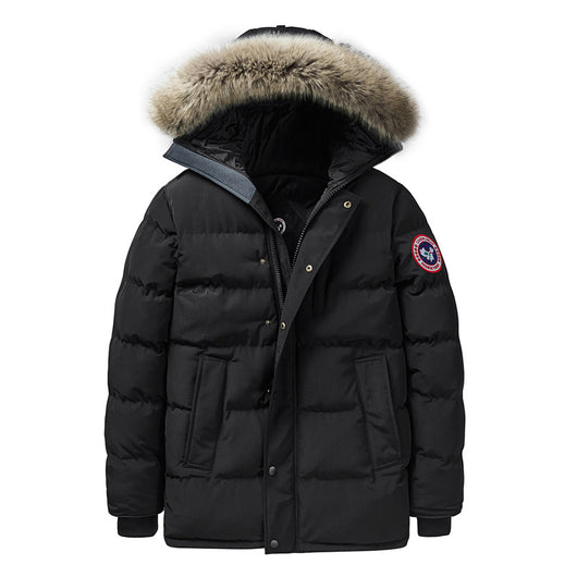 Abrigo Acolchado de Terciopelo Suave para Hombre - Calidez Extrema - Image 6