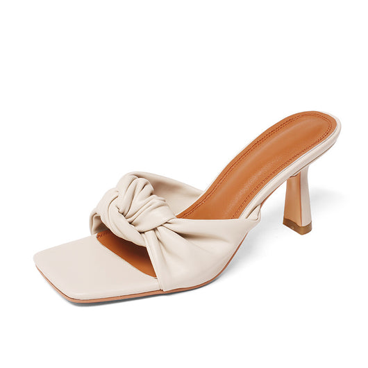 Pantuflas Stiletto con Nudo Cruzado - Comodidad y Elegancia - Image 10