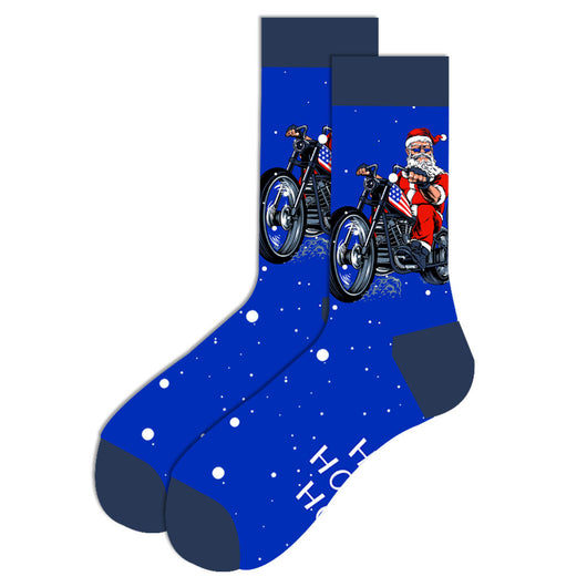 Calcetines Navideños para Hombre - Diseño Alce y Papá Noel en Algodón Premium - Image 53