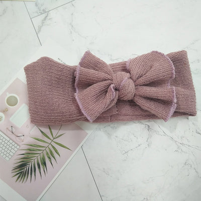Diadema Tejida con Moño para Bebé - Otoño e Invierno - Image 6
