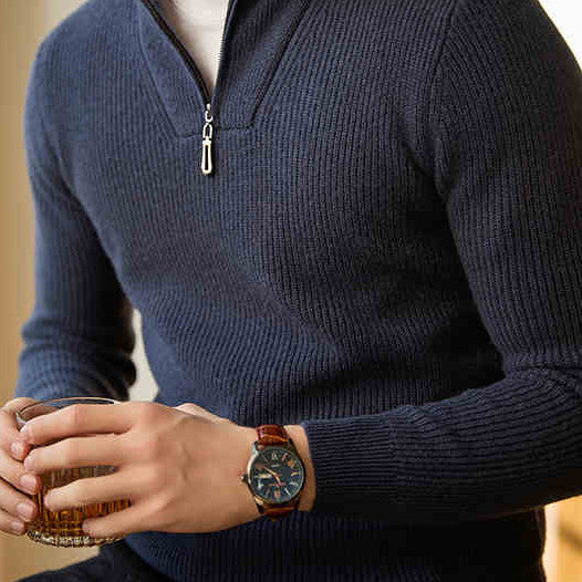 Suéter Texturizado Cálido para Hombre - Pullover de Descanso - Image 14