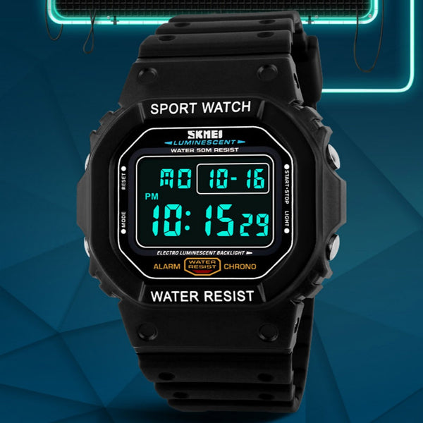 Reloj Deportivo Electrónico Impermeable para Hombre - Diseño Moderno Skmei