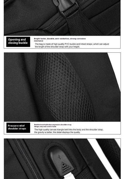 Mochila Escolar y de Viaje de Gran Capacidad para Hombre - Image 17
