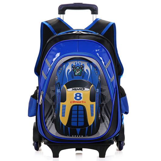 Mochila Escolar Desmontable con Ruedas para Hombre - Image 4