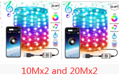 Luces LED Personalizadas para Árbol de Navidad - Cadena de Luces Decorativas - Image 20