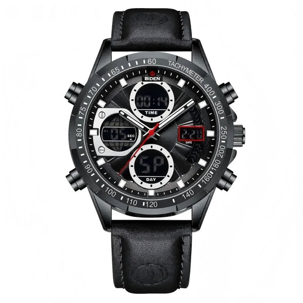 Reloj de Pulsera Deportivo para Hombre con Correa de Cuero PU - Image 6