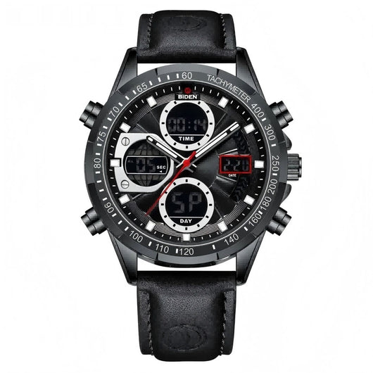 Reloj de Pulsera Deportivo para Hombre con Correa de Cuero PU - Image 6