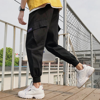 Overol Casual Estilo Harajuku de 9 Puntos para Hombre - Image 8