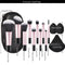 Pelo De Cabra De Fibra Artificial Bkand 3puffandbag