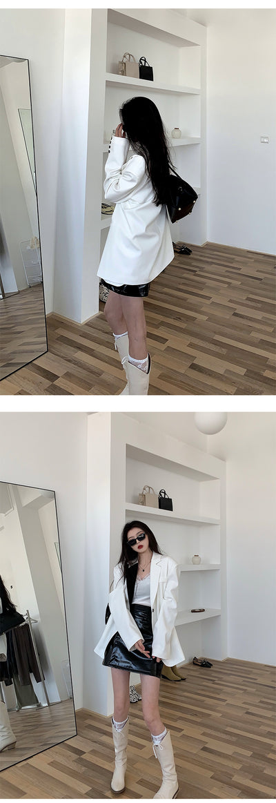 Traje Blazer Blanco Mujer - Elegancia y Sofisticación Urbana - Image 10