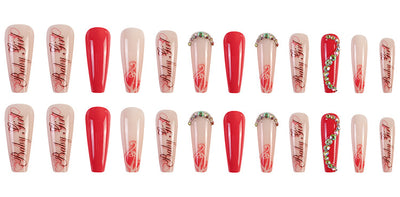 Uñas Postizas de Diamante Resistente - Diseño Europeo Premium - Image 54