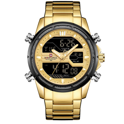 Reloj de Pulsera Deportivo Resistente al Agua con Banda de Acero - Image 6