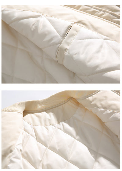 Chaqueta de Algodón con Bordado de Letras - Estilo Casual Sofisticado - Image 18