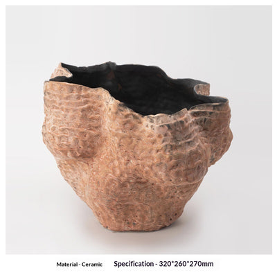 Florero de Cerámica Vintage Wabi-Sabi con Diseño Artesanal Texturizado - Image 22