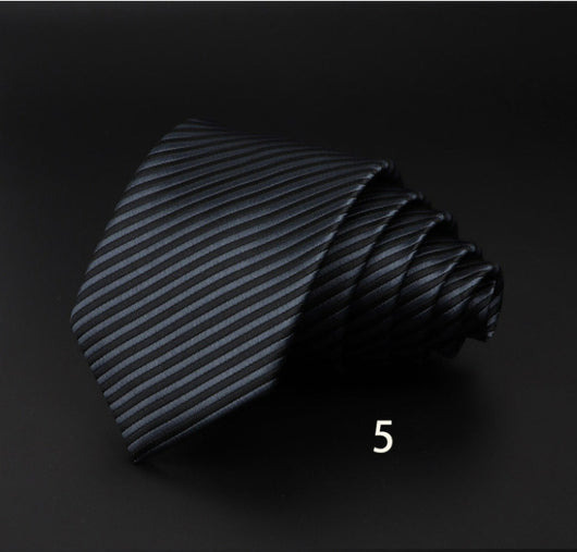 Corbata de Rayas Clásica Británica para Hombre - Image 6