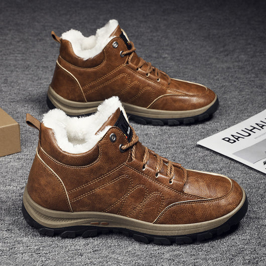 Botas de Trabajo Antideslizantes de Algodón para Senderismo - Image 8