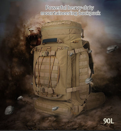 Mochila Táctica Expedition 90L Impermeable y Transpirable para Viajes Extremos - Image 15