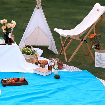 Manta de Picnic Premium con Asa de Cuero - Diseño Minimalista y Elegante - Image 11