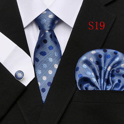Traje de Tres Piezas Paisley Estilo Europeo y Americano - Image 19