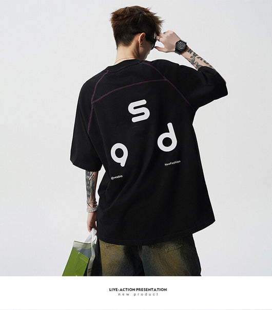Playera de Algodón con Estampado de Letras - Image 21