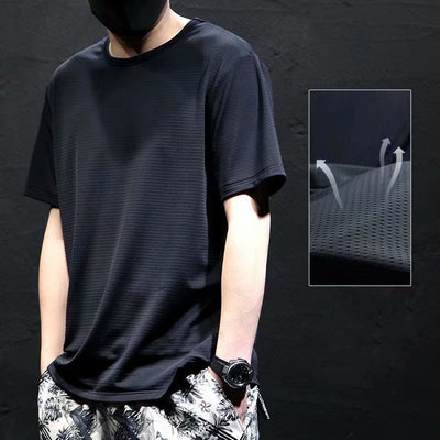 Camiseta Oversize Cuello Redondo Talla Grande para Hombre - Image 8