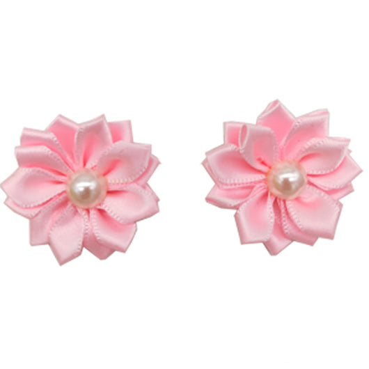 Moño Floral para Mascotas con Perlas y Elástico Decorativo - Image 8