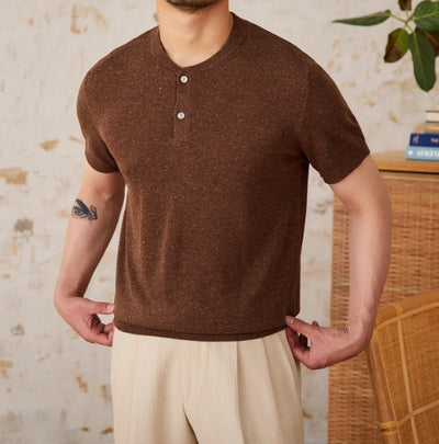 Suéter de Lino Mezclado Estilo Old Money para Hombre - Image 13