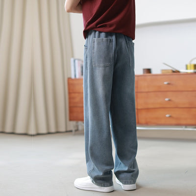 Pantalones Vaqueros Holgados de Pierna Ancha para Hombre - Image 3