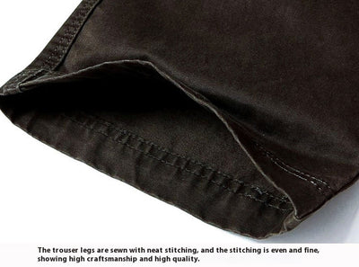 Pantalones Cargo Gruesos Casuales para Hombre - Corte Recto Algodón Puro - Image 16