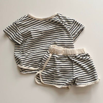 Conjunto Infantil de Algodón: Camiseta Suelta y Shorts - Image 7
