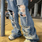 Pantalones Anchos Slim Mopping para Mujer