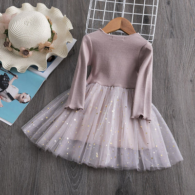 Vestido Niña Estrellas de Cinco Puntas con Rayas - Image 10