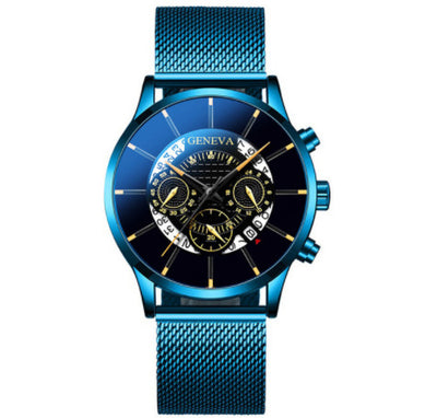Reloj de Cuarzo para Hombre con Banda de Acero Inoxidable y Calendario - Image 26