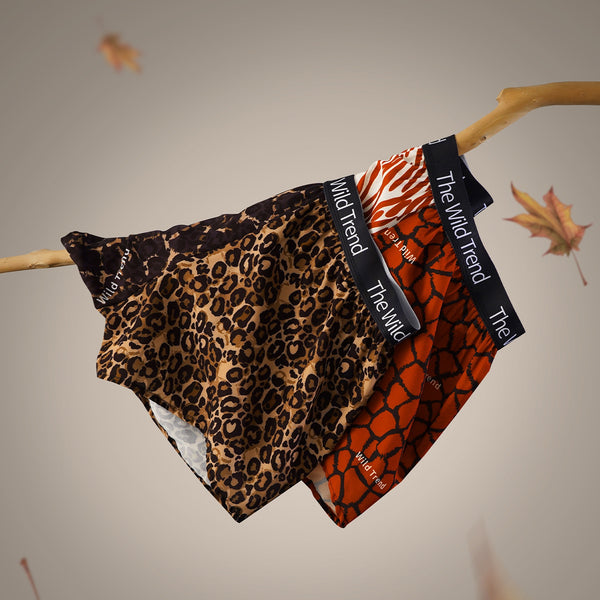 Pantalones Aloha de Seda de Hielo con Estampado Leopardo para Casa