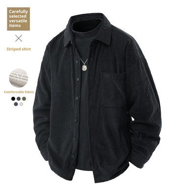 Abrigo Elegante Cuello Falso Dos Piezas para Hombre - Image 6