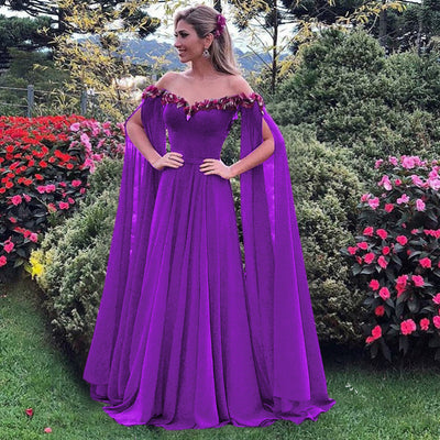 Vestido Gasa Cintura Alta Cuello Halter Colores Lisos - Image 3