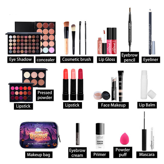 Paleta de Maquillaje Halloween: Sombras y Brillo Labial - Image 2