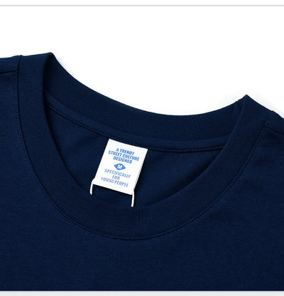 Camiseta Estampada Suelta de Manga Corta para Hombre - Image 5