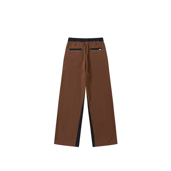 Pantalones de Buzo Retro con Contraste de Colores para Hombre