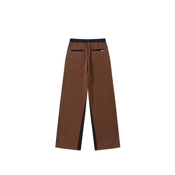 Calça de Moletom Masculina Retrô com Contraste de Cores