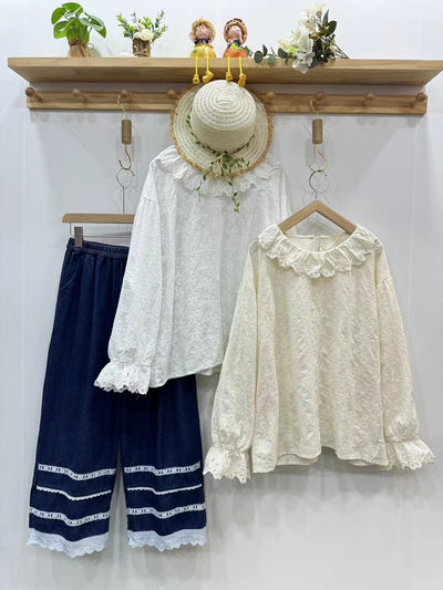 Blusa Suelta Bordada Estilo Artístico - Versátil y Cómoda - Image 8