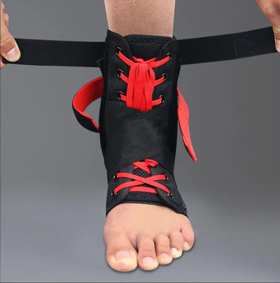 Soporte de Tobillo Deportivo Ajustable Kuangmi - Estabilizador con Correas para Protección - Image 9