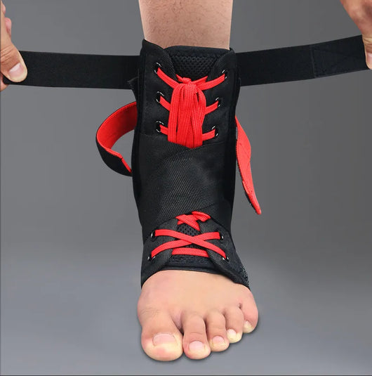 Soporte de Tobillo Deportivo Ajustable Kuangmi - Estabilizador con Correas para Protección - Image 9